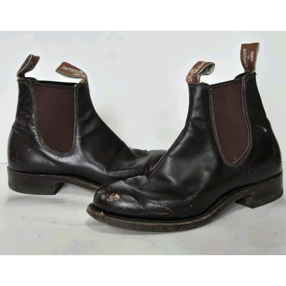 RM Williams Boots Womens 6 US AU 3.5 Comfort Craftsman Chelsea Brown